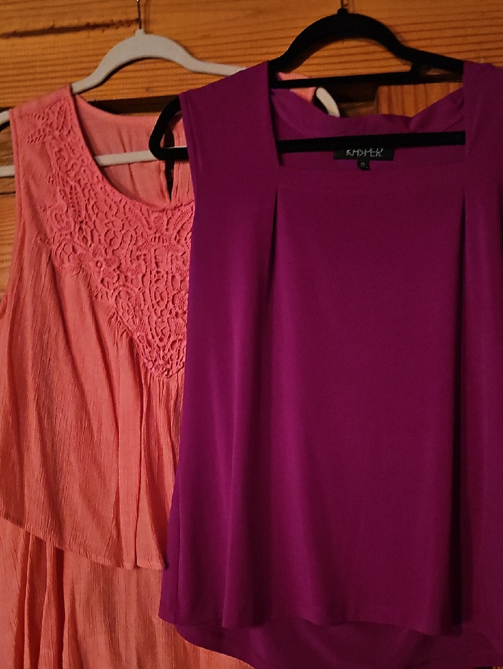 Roper Sleeveless Camisole in Magenta
